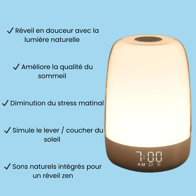 Réveil simulateur d'aube Veilleuse - Helios