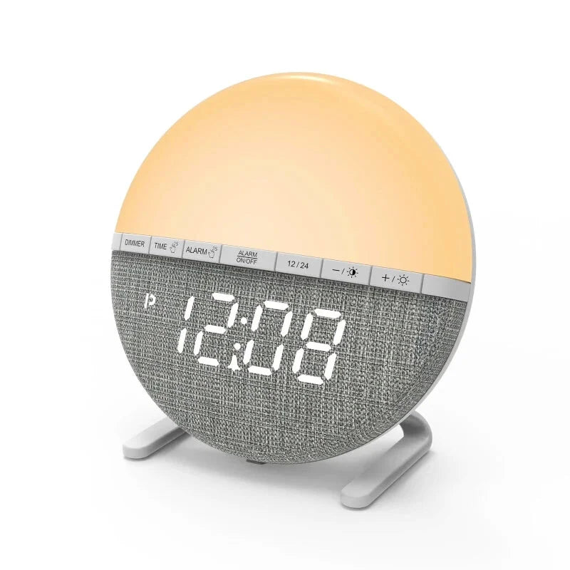 Réveil simulateur d'aube Veilleuse LED - Lucena