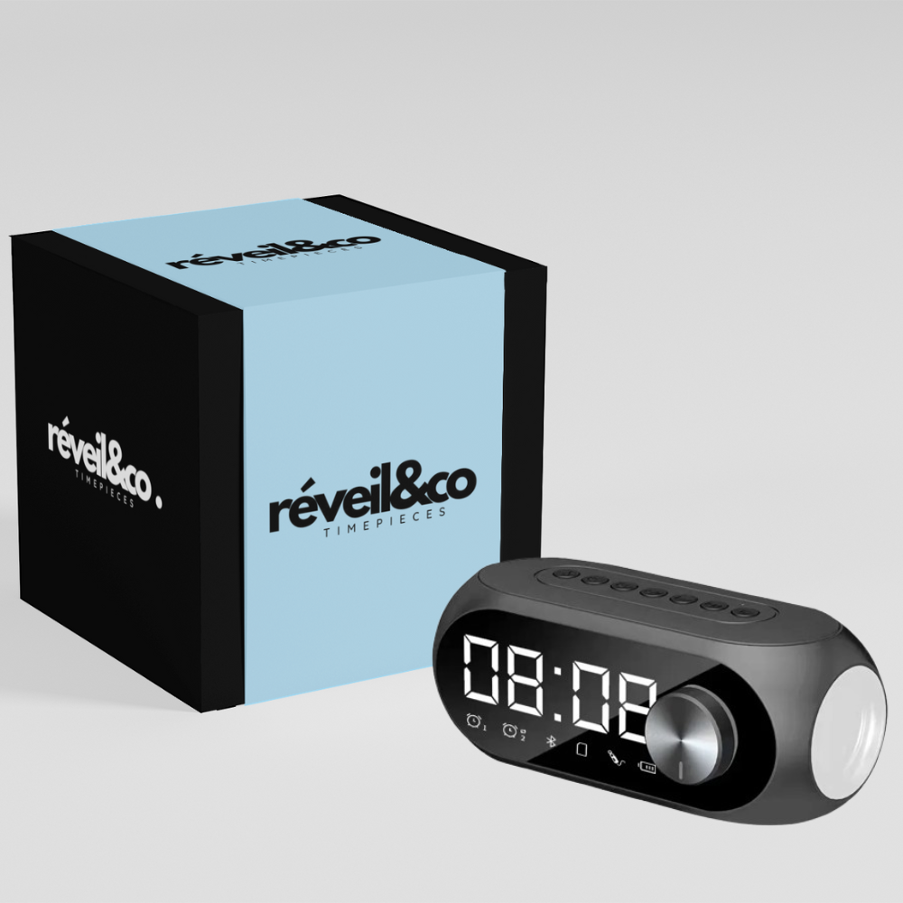 Radio réveil LED Bluetooth - Arvya