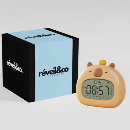 Réveil enfant Capybara Veilleuse LED - Capyboo