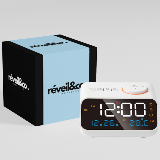 Radio réveil LED 5-en-1 - Lunéo