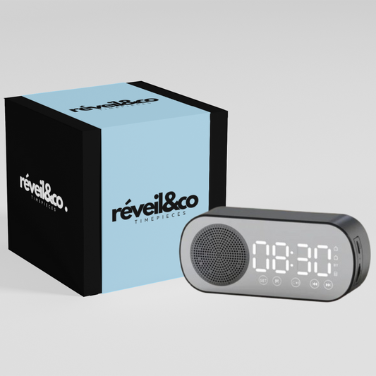 Radio réveil LED mini Bluetooth - Zénia