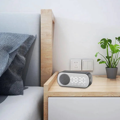 Radio réveil LED mini Bluetooth - Zénia