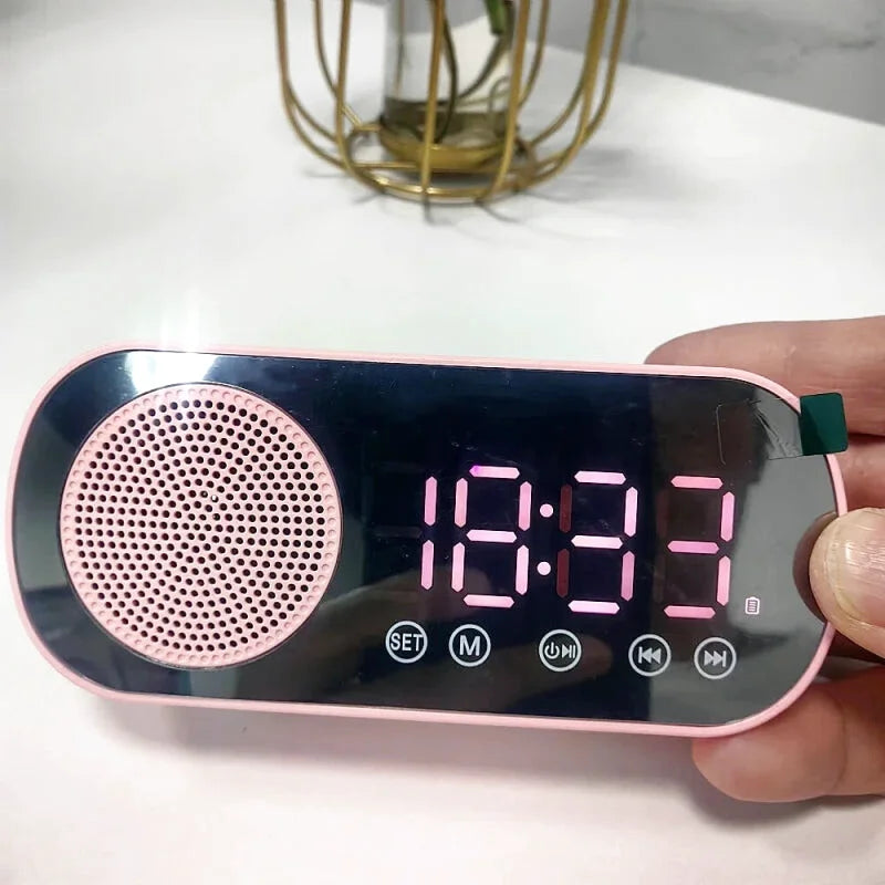 Radio réveil LED mini Bluetooth - Zénia