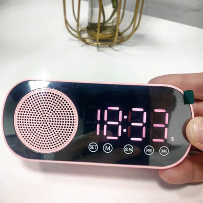 Radio réveil LED mini Bluetooth - Zénia