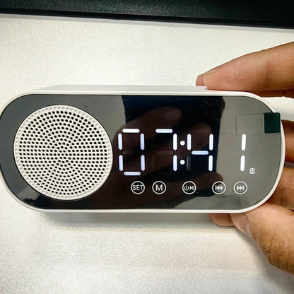 Radio réveil LED mini Bluetooth - Zénia