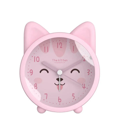 Réveil enfant Analogique en forme de Chat - Minou