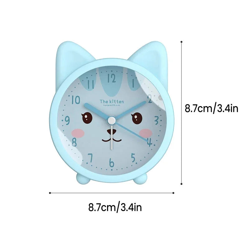 Réveil enfant Analogique en forme de Chat - Minou