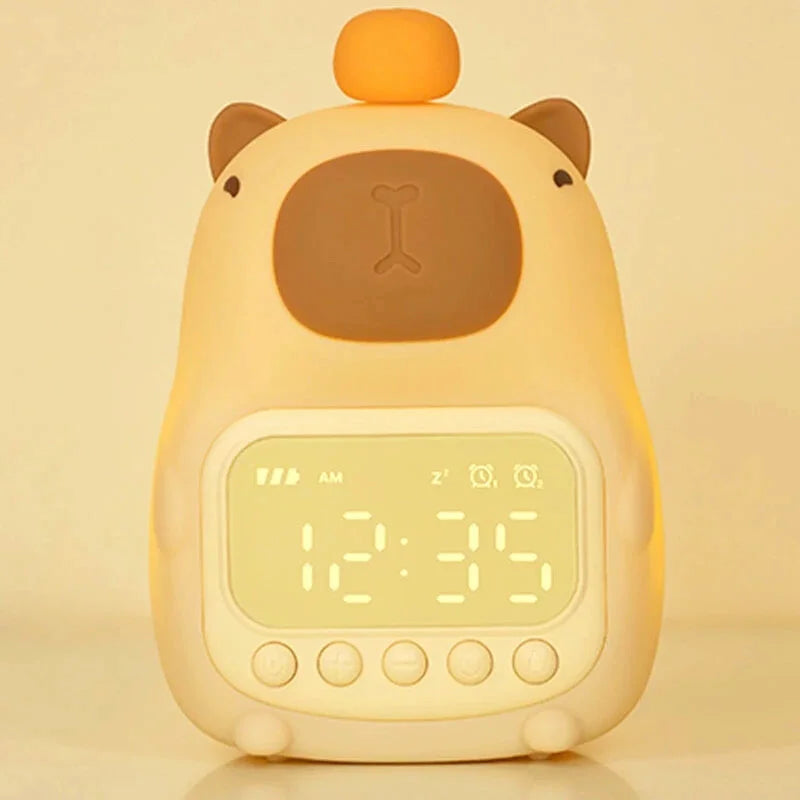 Réveil enfant Veilleuse digitale Capybara - Doudou