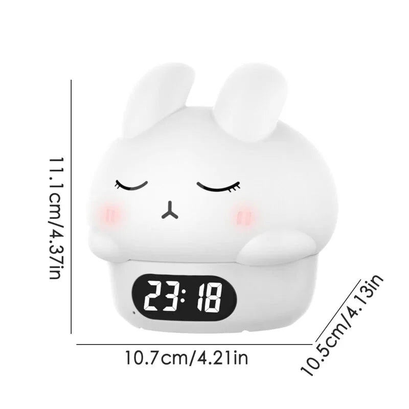 Réveil lapin mou Veilleuse - Bunnyzen