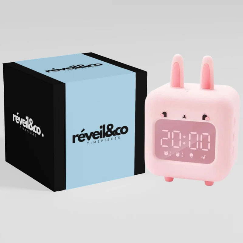 Réveil lapin pour enfant multifonctions LED - Lapilux