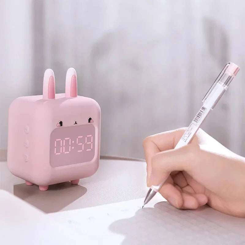 Réveil lapin pour enfant multifonctions LED - Lapilux