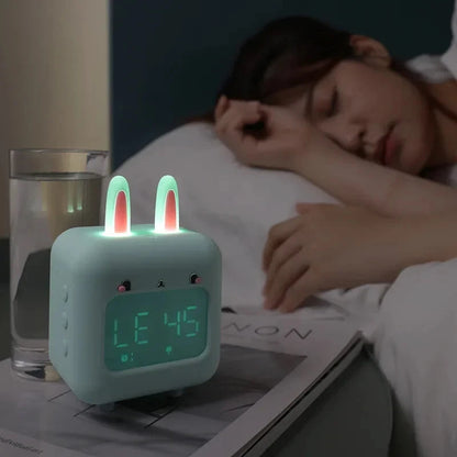 Réveil lapin pour enfant multifonctions LED - Lapilux